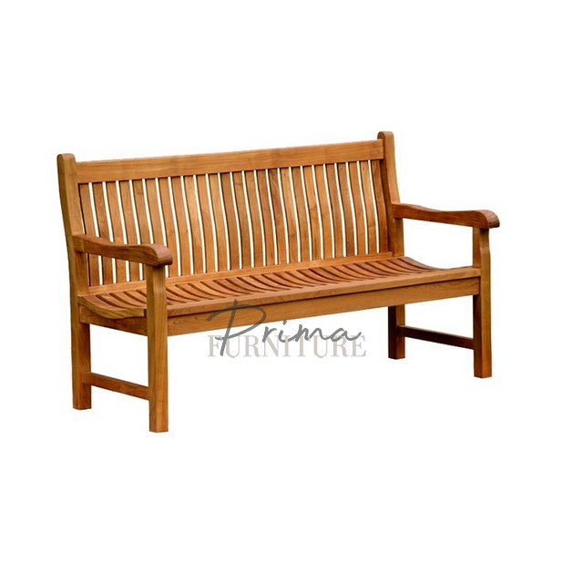 Allyson teak outdoor garden bench 150 cm wide